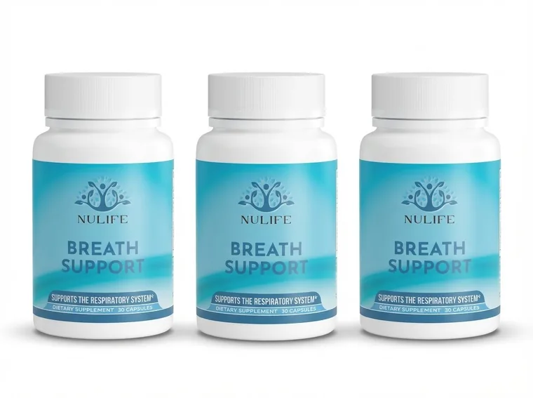Breath Support 3 month supply - 3 bottles